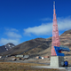 Monumento con la última tonelada de carbón que salió de la mina. Foto: Wikipedia